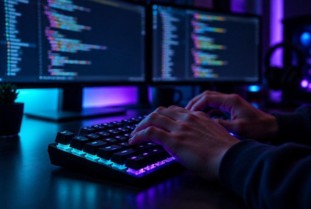 Developers coding